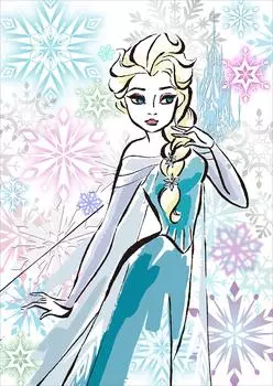 Пазл из 108 деталей Frozen Elsa/Flower (18,2x25,7см)