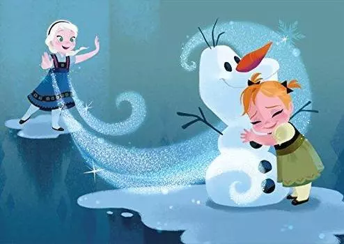 Пазл из 108 деталей Frozen Magic Elsa s (18,2x25,7см)