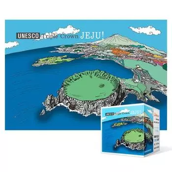 Пазл из 108 деталей / Jeju Seongsan Ilchulbong (мини), популярная корейская головоломка