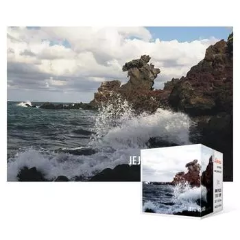 Пазл из 108 деталей / Jeju Yongduam Небо, море, земля (Мини), популярная корейская головоломка