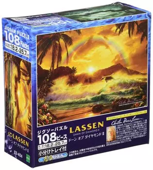 Пазл из 108 деталей Lassen Dawn of Diamond II [Светящийся пазл] (18,2x25,7см)