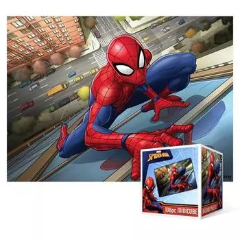Пазл из 108 деталей - Marvel Spider-Man Building (Мини), популярная корейская головоломка