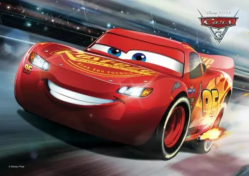 Пазл из 108 деталей Молния Маккуин Тачки/Перекрестки (18,2x25,7см)