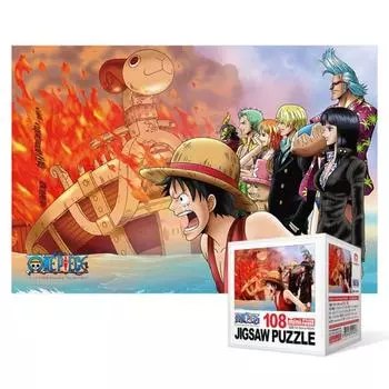 Пазл из 108 деталей / One Piece - Привет, Мэри (Мини) 108 деталей Анимация персонажей Мультфильм, популярный корейский пазл