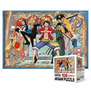 Пазл из 108 деталей / One Piece - С другой стороны Нового Света (Мини), популярная корейская головоломка