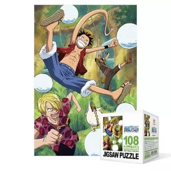 Пазл из 108 деталей / One Piece - Trial of the Beads (Мини) 108 деталей Персонажная анимация мультфильма, популярный корейский пазл