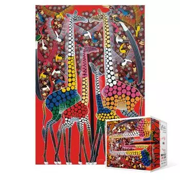 Пазл из 108 деталей / Жираф (мини), популярная корейская головоломка