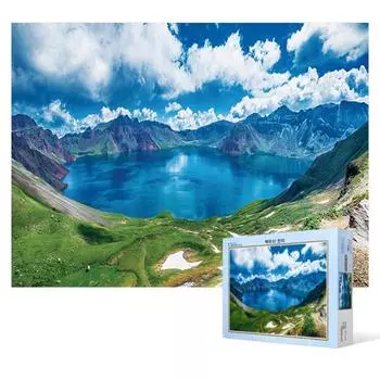 Пазл из 150 деталей - Гора Пэктусан, Небеса и Земля, популярная корейская головоломка