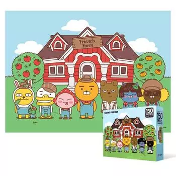 Пазл из 150 деталей - Kakao Friends Farm, популярная корейская головоломка