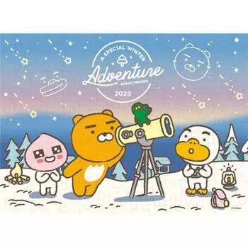 Пазл из 150 деталей - Kakao Friends Winter Adventure, популярная корейская головоломка