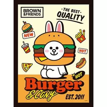 Пазл из 150 деталей - Line Friends Burger Cony, популярная корейская головоломка
