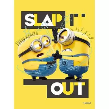 Пазл из 150 деталей - Minions Slap Out, популярная корейская головоломка