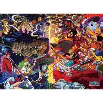 Пазл из 150 деталей - One Piece Four Emperor Kaido против Five Emperor Luffy, популярная корейская головоломка