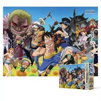 Пазл из 150 деталей - One Piece New Crew, популярная корейская головоломка