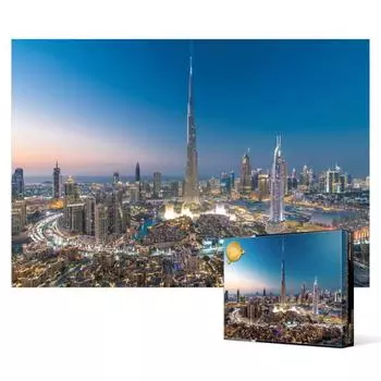 Пазл из 2000 элементов - Горизонт Дубая (Мини), популярная корейская головоломка