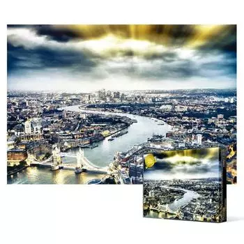 Пазл из 2000 деталей / Подарок London Twilight (мини), популярная корейская головоломка