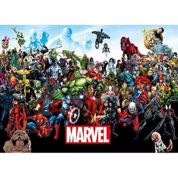 Пазл из 2000 деталей - Вселенная Marvel (Ограниченный выпуск), популярная корейская головоломка