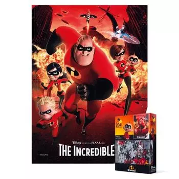 Пазл из 204 деталей - Суперсемейка (мини), популярная корейская головоломка