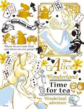 Пазл из 300 деталей Disney Colorful Gold Alice Puchi [Bubble Light] (16,5x21,5см)