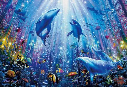 Пазл из 300 деталей Lassen Angelus [Светящийся пазл] (26x38см)