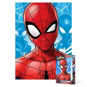 Пазл из 300 деталей - Лицо Человека-паука из Marvel (большой кусок), популярная корейская головоломка