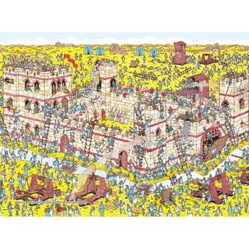 Пазл из 300 деталей - Найдите Wally Knights Attack, популярную корейскую головоломку