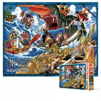 Пазл из 300 деталей - One Piece Naval Battle, популярная корейская головоломка