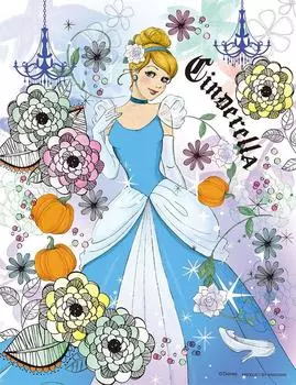 Пазл из 300 деталей Petit 2 Light Cinderella Graceful Flower (16,5x21,5см)