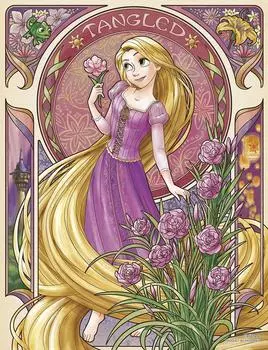 Пазл из 300 деталей Рапунцель на башне Флер -Рапунцель- [Belle Hall] (16,5x21,5см)