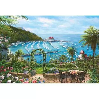 Пазл из 300 деталей Терраса кафе с видом на гавань (26x38см)