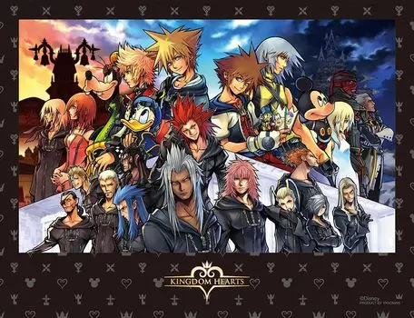 Пазл из 300 деталей Yanoman Kingdom Hearts II FINAL MIX 2 + [Petit Light] (16,5x21,5см)