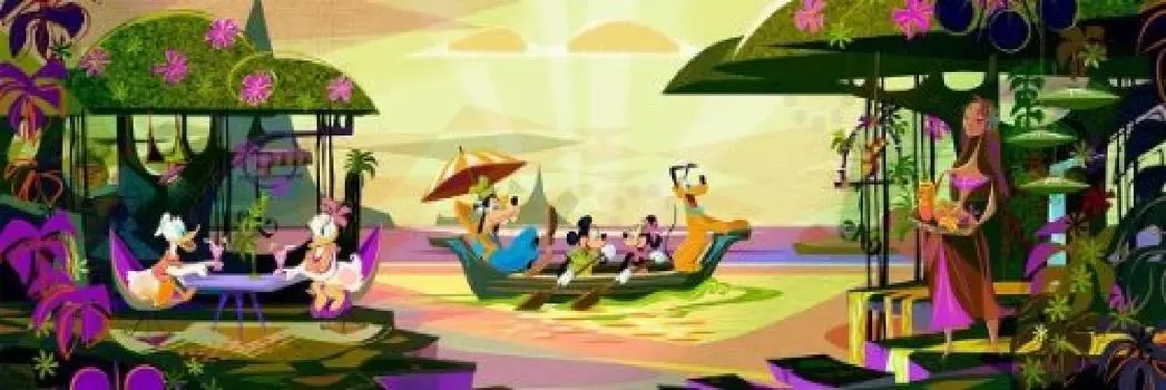 Пазл из 456 деталей Disney Magic Moment Gyutto Series [Витражное искусство] (18,5x55,5см)
