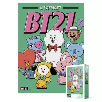 Пазл из 500 деталей - BT21 Poster, популярная корейская головоломка