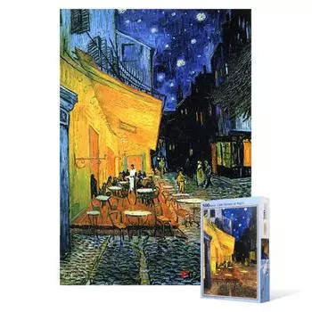 Пазл из 500 деталей - Cafe Terrace at Night 2, популярная корейская головоломка