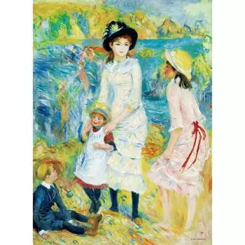 Пазл из 500 деталей - дети на пляже острова Гернси, популярная корейская головоломка