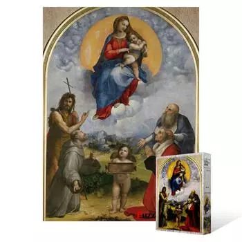 Пазл из 500 деталей / Дева Мария из Фолиньо 2, популярная корейская головоломка