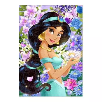 Пазл из 500 деталей Disney Beautiful Flower Guidance Tight Series (жасмин) [Чисто белый] (25x36см) ДПГ-500-678