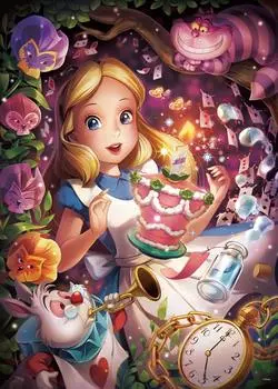 Пазл из 500 деталей Disney In a Sparkling Dream (Алиса) [Светящаяся головоломка] (35x49см)