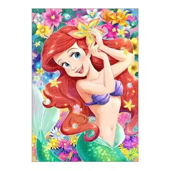 Пазл из 500 деталей Disney Make Your Smile Bloom Tight Series (Ариэль) [Чисто белый] (25x36см) ДПГ-500-677