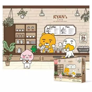 Пазл из 500 деталей - Kakao Friends Lion s Cafe, популярная корейская головоломка