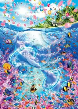 Пазл из 500 деталей Lassen True Love [Светящийся пазл] (38х53см)