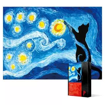 Пазл из 500 деталей - Maestro Cats, популярная корейская головоломка