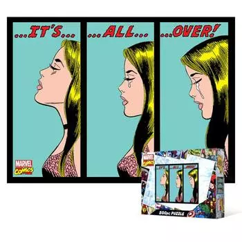 Пазл из 500 деталей - Marvel Retro Romance It s All Over, популярная корейская головоломка