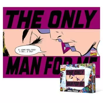 Пазл из 500 деталей - Marvel Retro Romance «Единственный мужчина для меня», популярная корейская головоломка