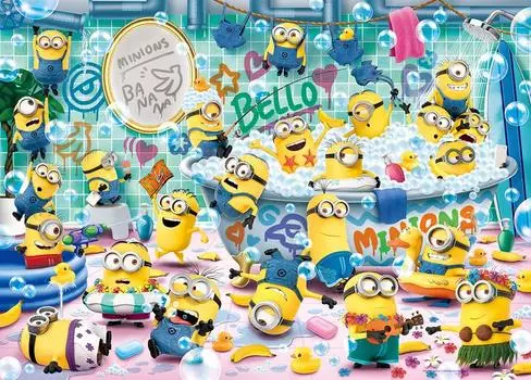 Пазл из 500 деталей «Миньоны: веселое время купания» (38х53см)