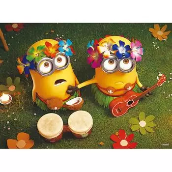 Пазл из 500 деталей - Minions Aloha, популярная корейская головоломка
