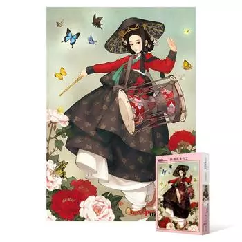 Пазл из 500 деталей - Mokdanhwa Woman 2, популярная корейская головоломка
