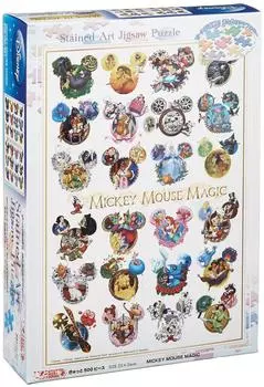 Пазл из 500 деталей, окрашенный в технике Disney MICKEY MOUSE MAGIC Tight Series (25x36см)