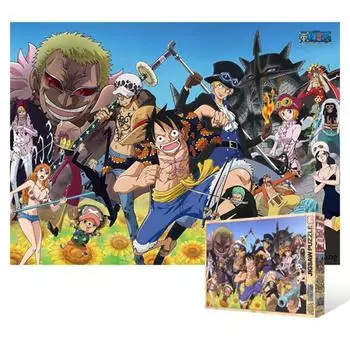 Пазл из 500 деталей / One Piece - New Crew, популярный корейский пазл