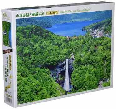 Пазл из 500 деталей «Озеро Чузендзи и водопады Кэгон» (38х53см)